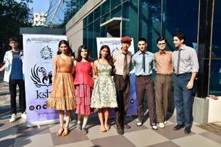 Team Archies at an event for the promotion of movie The Archies