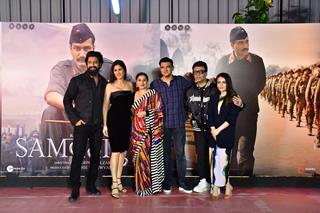 Vicky Kaushal, Katrina Kaif, Vidya Balan, Karan Johar at at Sam Bahadur Movie Screening