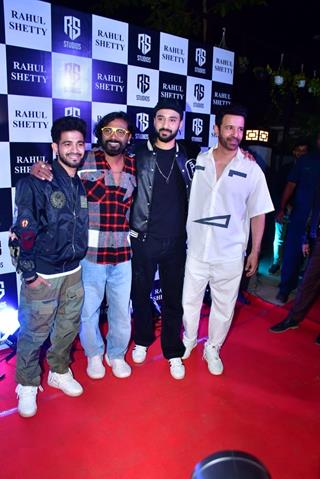 Celebrities snapped at Rahul Shetty's studio launch