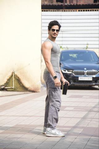 Ishaan Khatter snapped in gym