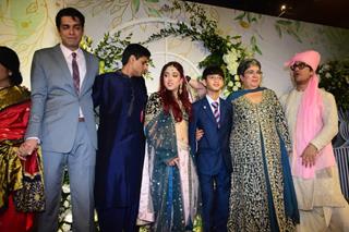 Aamir Khan, Ira Khan and Nupur Shikhare spotted in Ira Khan and Nupur Shirkhe wedding ceremony