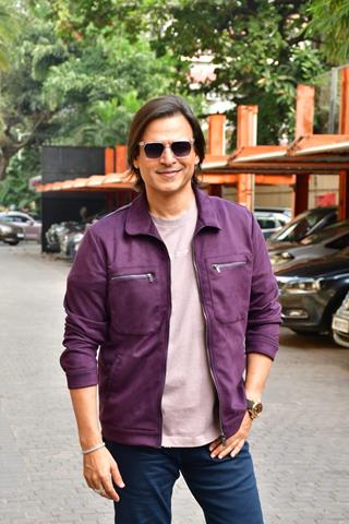 Vivek Oberoi snapped promoting upcoming film Indian Police Force in the city  