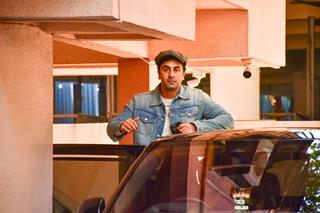 Ranbir Kapoor snapped at Sanjay Leela Bhansali Office in Juhu 