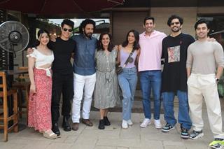 Viraf Phiroz Patel and Varun Sood snapped to celebrate the success of Karmma Calling