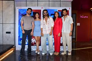 Nikita Dutta and Harshvardhan Rane attend the trailer launch of their film Dange