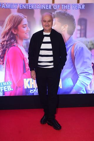 Anupam Kher grace the screening of Kuch Khattaa Ho Jaay