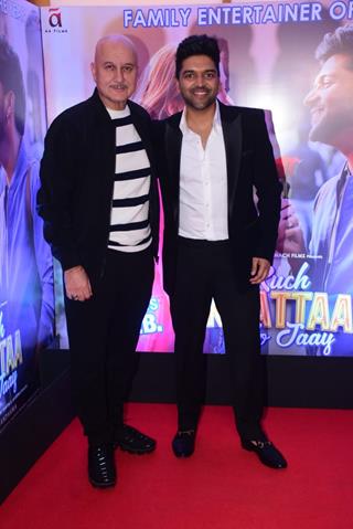 Anupam Kher and Guru Randhawa grace the screening of Kuch Khattaa Ho Jaay