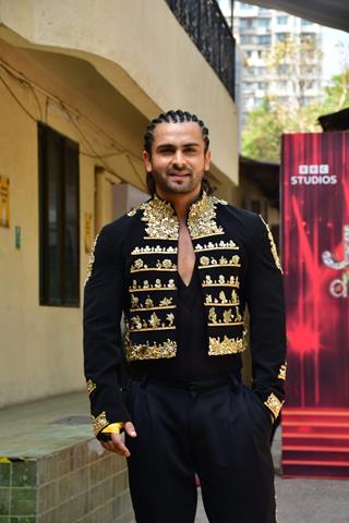 Shoaib Ibrahim snapped on the set of Jhalak Dikhhla Jaa 11