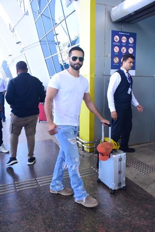Shahid Kapoor spotted at the airport