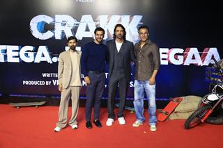 Arjun Rampal snapped at the screening of 'Crakk'
