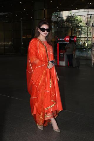 Urvashi Rautela spotted at the airport