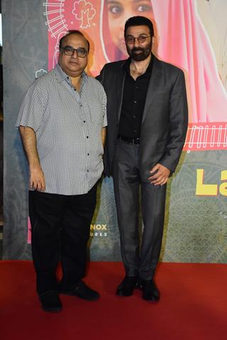 Sunny Deol & Rajkumar Santoshi attend the screening of Laapataa Ladies