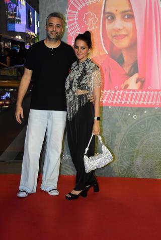 Shruti Seth & Danish Aslam attend the screening of Laapataa Ladies