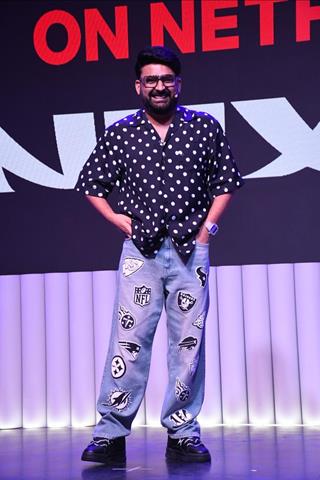 Kapil Sharma attend press conference of Next to Netflix at Mehboob Studio