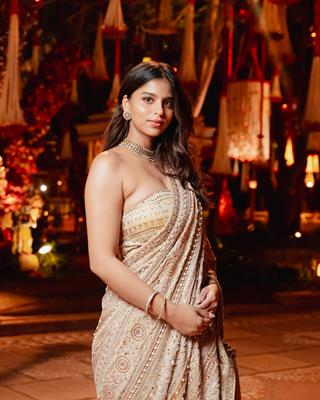 Suhana Khan at Neeta Ambani at Anant Ambani and Radhika Merchant's pre wedding festivities day 3