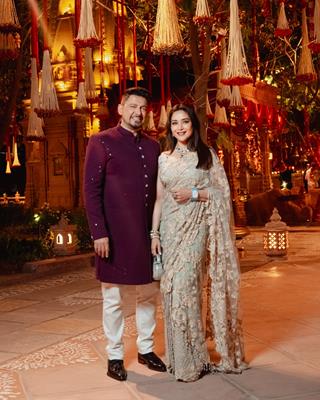 Madhuri Dixit and Shriram Madhav Nene at Neeta Ambani at Anant Ambani and Radhika Merchant's pre wedding festivities day 3