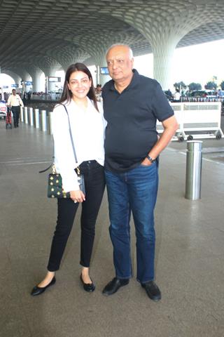 Kajal Aggarwal spotted at the airport