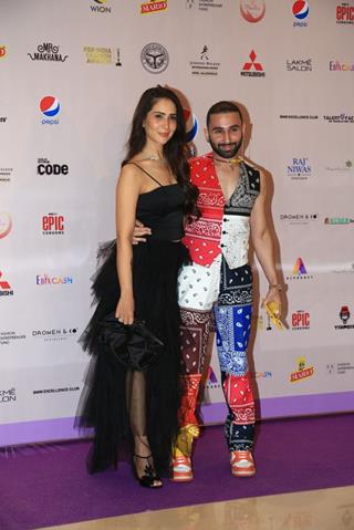 Kim Sharma and Orry snapped at FEF India Fashion Awards