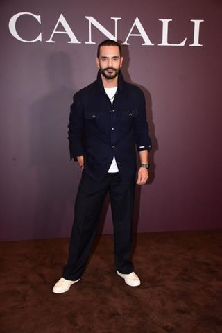 Angad Bedi snapped at Canali Launch at Jio World Plaza