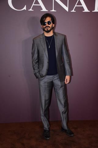 Harsh Varrdhan Kapoor snapped at Canali Launch at Jio World Plaza