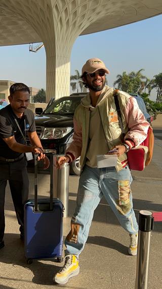 Babil Khan snapped at the airport