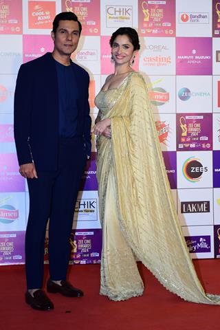 Randeep Hooda and Ankita Lokhande snapped at at Zee Cine Awards 2024