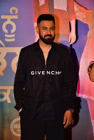 Gippy Grewal snapped at the screening of Jatt nu chudail takri