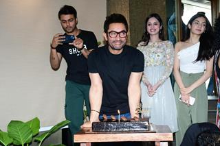 Aamir Khan celebrates his birthday with media 