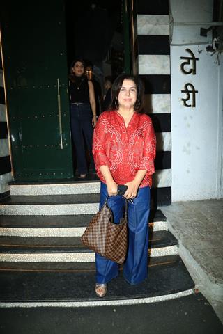 Farah Khan snapped at Tori in Bandra