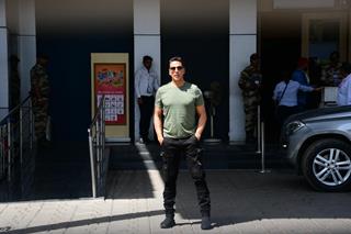 Akshay Kumar spotted at the Kalina airport