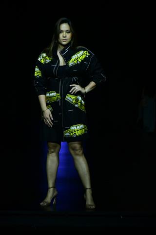 Lin Laishram snapped at the Lakme Fashion Week 2024