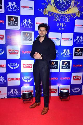 Abhimanyu Dassani grace the Bollywood Film Journalist Awards 2024