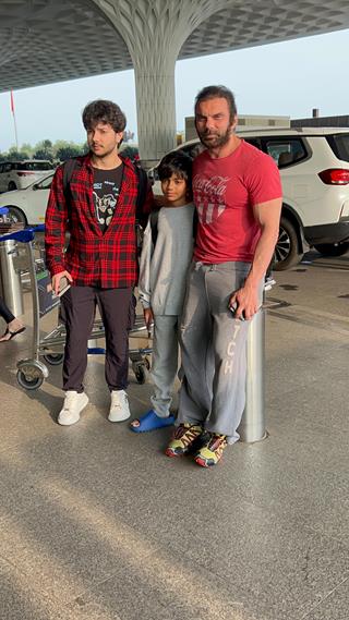 Sohail Khan snapped at the airport