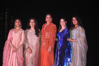 Manisha Koirala, Sanjeeda Shaikh, Richa Chadha, Sonakshi Sinha and Sharmin Segal snapped at the trailer launch of Heeramandi