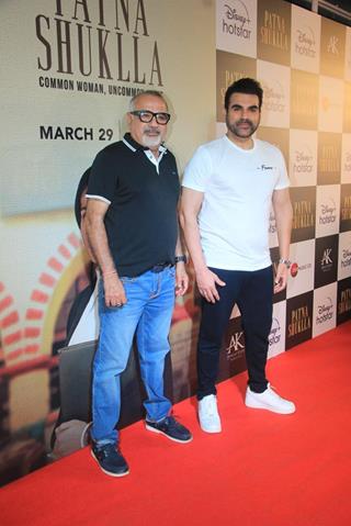 Arbaaz Khan snapped at the Screening of Patna Shukla