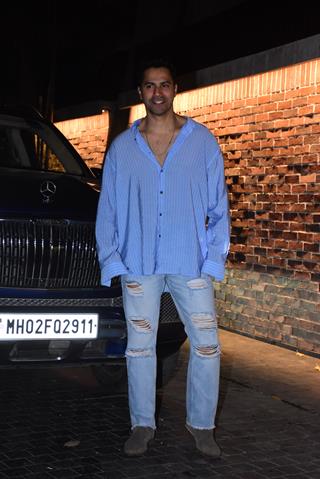 Varun Dhawan snapped in the city