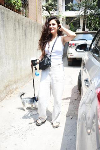 Fatima Sana Shaikh spotted in the city