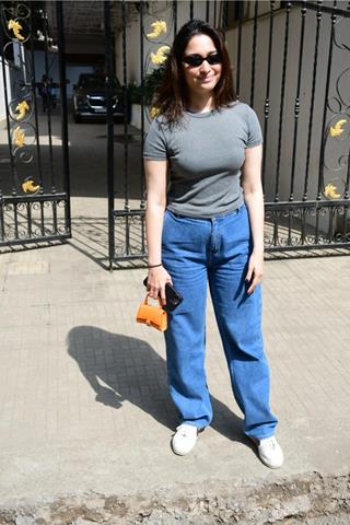 Tamannaah Bhatia snapped outside Dharma office in Khar