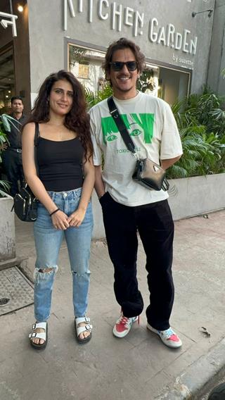 Vijay Varma and Fatima Sana Shaikh snapped in Juhu