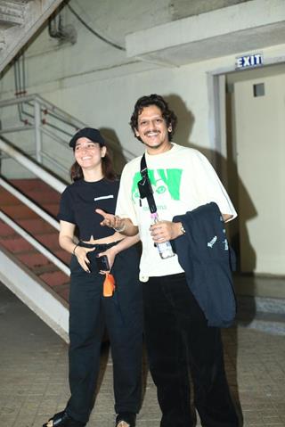 Tamannaah Bhatia and Vijay Varma spotted in the city