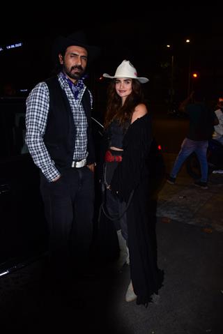 Arjun Rampal and Gabriella Demetriades snapped at Sasha Jairam's Birthday Bash