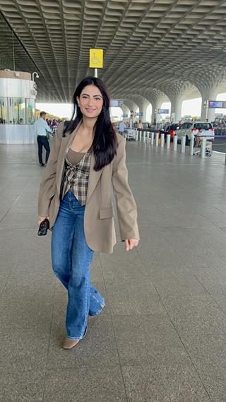 Palak Tiwari spotted at the airport