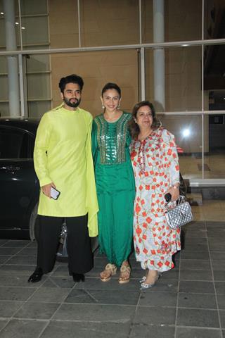 Jackky Bhagnani and Rakul Preet Singh snapped at the Ali Abbaz Zafar Iftaar Party