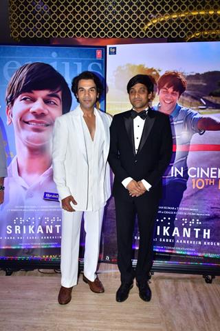 Rajkummar Rao snapped at the Trailer launch of Srikanth