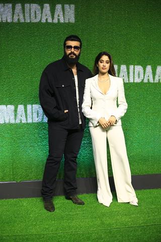 Arjun Kapoor and Janhvi Kapoor grace at the Screening of Maidaan