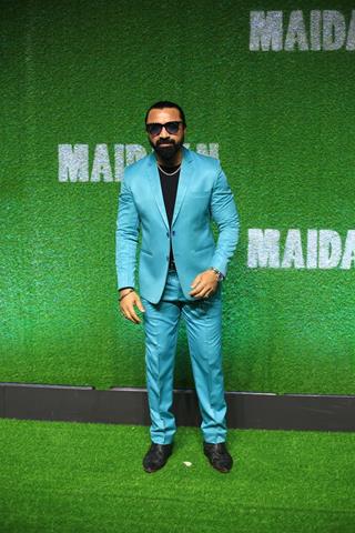 Ajaz Khan grace at the Screening of Maidaan