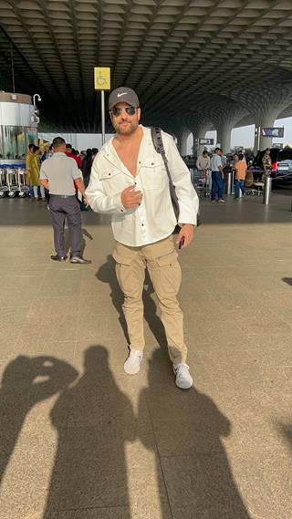 Fardeen Khan snapped at the airport