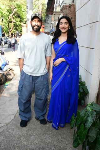 Vikrant Massey and Medha Shankr  snapped in the city