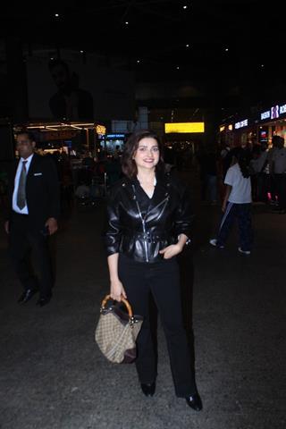 Prachi Desai spotted at the airport