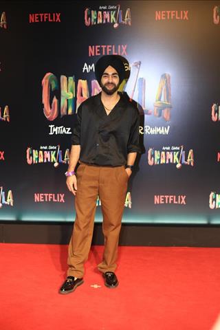 Manjot Singh grace the Screening of Amar Singh Chamkila